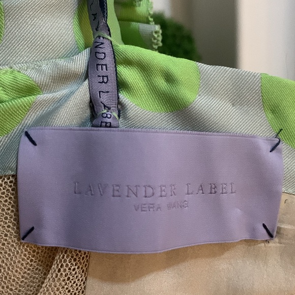 Vera Wang Lavender Label Polka Dot Strapless Dress - Picture 6 of 7